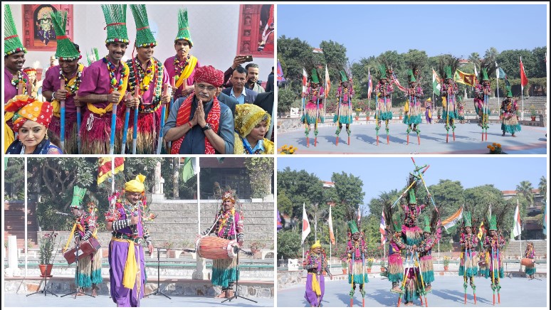लाल किले में गूंजा ‘छत्तीसगढ़िया सबले बढ़िया’: यूनेस्को मंच पर गेड़ी नृत्य ने रचा इतिहास, 180 देशों के प्रतिनिधि हुए मंत्रमुग्ध