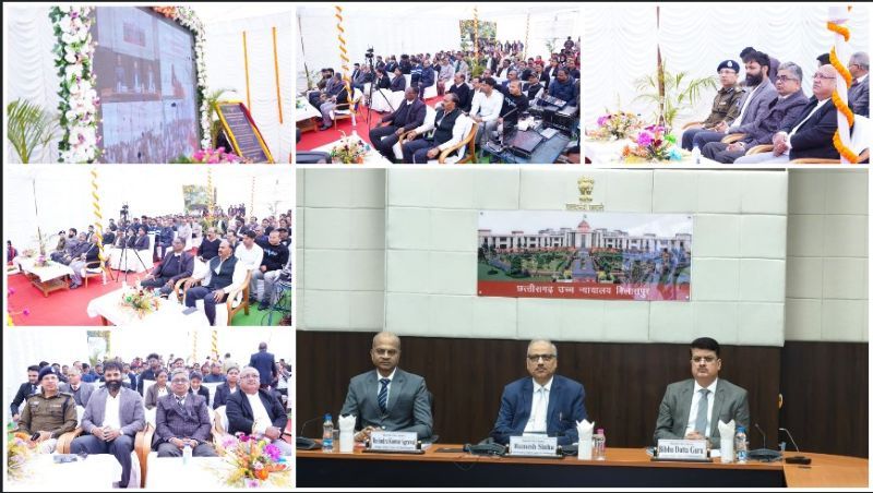 छत्तीसगढ़ की न्यायपालिका में ऐतिहासिक पहल: जशपुर, दंतेवाड़ा और सुकमा में न्यायिक भवनों का शिलान्यास, मुख्य न्यायाधीश ने गिनाईं उपलब्धियां