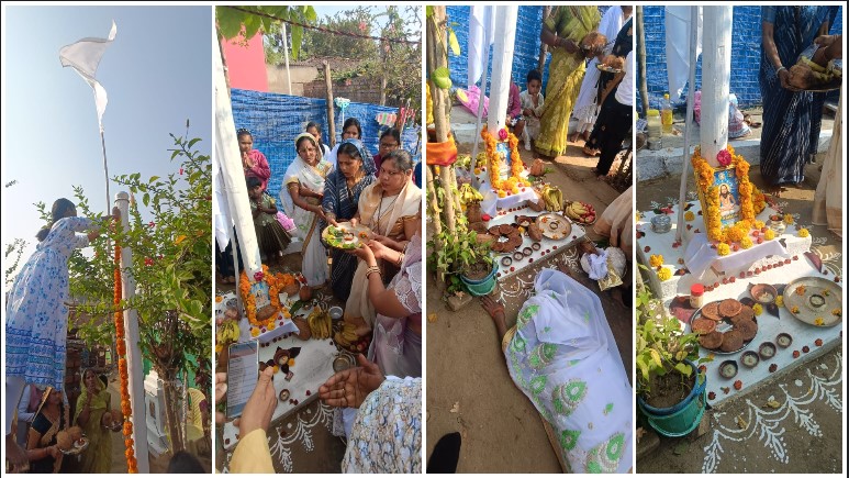 सामाजिक एकता का पर्व बनी गुरु घासीदास जयंती : कुनकुरी में श्रद्धा और विश्वास के साथ फहराया गया सतनाम ध्वज