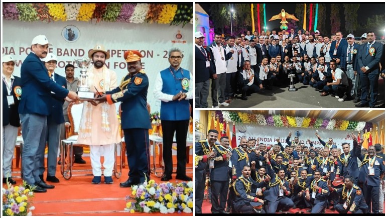 अनुशासन और संगीत की शानदार मिसाल: अखिल भारतीय पुलिस बैंड प्रतियोगिता 2025 में दक्षिण पूर्व मध्य रेलवे को मिला तृतीय स्थान