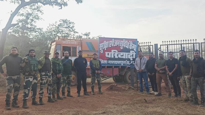 नारायणपुर पुलिस की बड़ी सफलता: सोनपुर–गारपा मार्ग होते हुए परियादी तक बनी सड़क कनेक्टिविटी, नक्सल उन्मूलन अभियान को मिली नई रफ्तार