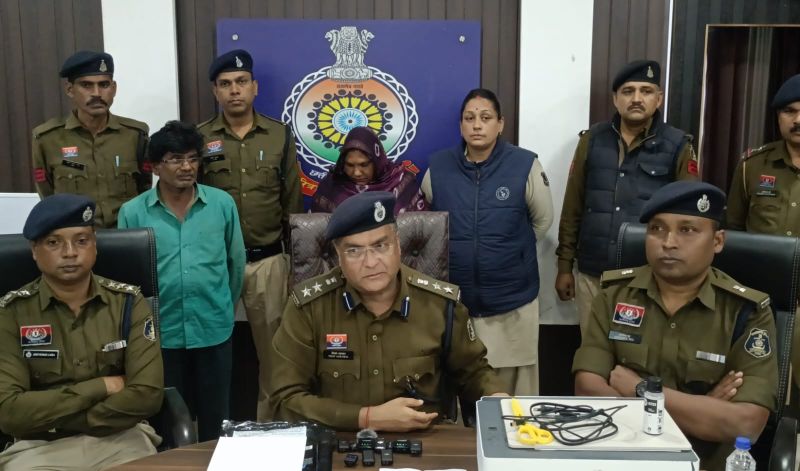 रानीतराई साप्ताहिक बाजार में नकली नोटों का जाल: पति-पत्नी गिरफ्तार, 1.70 लाख रुपये के 500-200-100 के जाली नोट और प्रिंटर बरामद