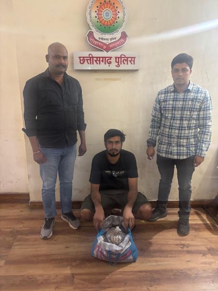 रावाभांठा ट्रांसपोर्ट नगर में डोडा तस्करी का भंडाफोड़, एंटी क्राइम व खमतराई पुलिस की संयुक्त कार्रवाई में राजस्थान का आरोपी दिलखुश विश्नोई गिरफ्तार