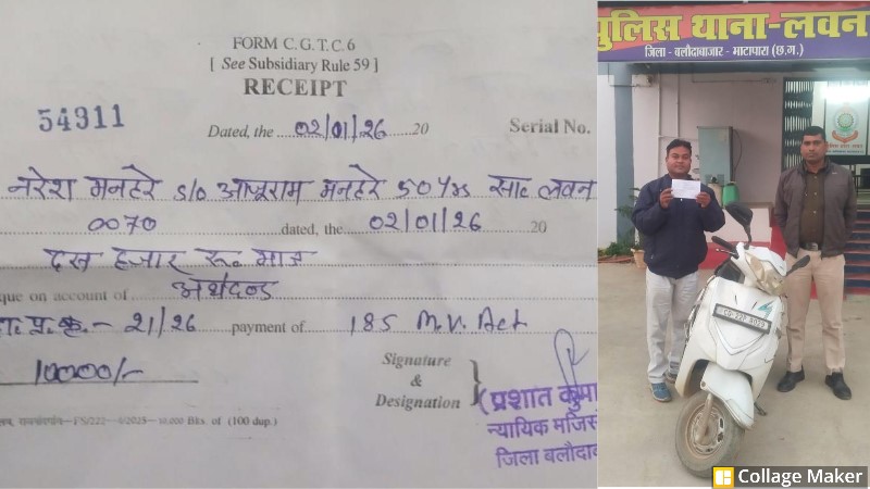 ब्रेथ एनालाइजर से पकड़े गए शराबी चालक पर कड़ी कार्रवाई : अब बचना मुश्किल ! नशे में ड्राइविंग की कीमत ₹10,000 ! कोर्ट ने सुनाया सख्त फैसला.