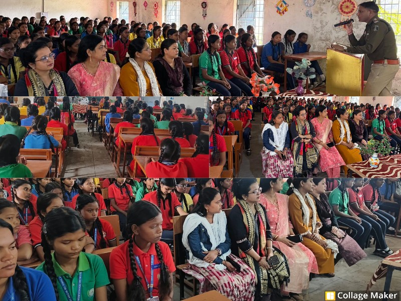 अपराध नियंत्रण के साथ कम्युनिटी पुलिसिंग पर रायगढ़ पुलिस का फोकस, छात्राओं को किया जागरूक, एसएसपी शशि मोहन सिंह के मार्गदर्शन में स्कूलों तक पहुंची पुलिस, सुरक्षा का दिया संदेश.