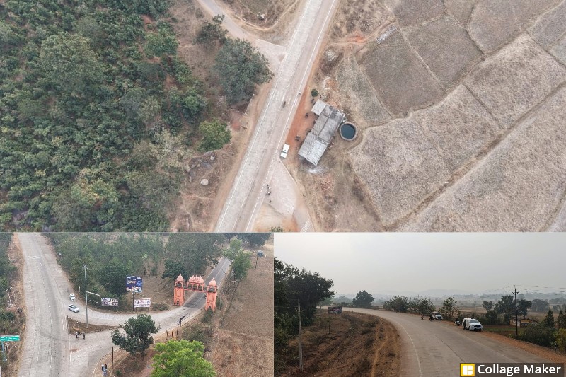 सड़क सुरक्षा को लेकर बड़ा कदम : ड्रोन की नजर, सुरक्षित सफर की पहल, NH-43 पर जशपुर पुलिस का हाईटेक निरीक्षण अभियान, ड्रोन सर्वे के बाद NH-43 पर त्वरित सुधार कार्यों के निर्देश.