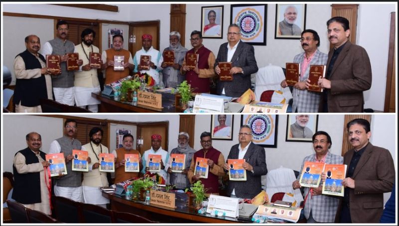 छत्तीसगढ़ विधानसभा की संसदीय परंपरा का भव्य दस्तावेज: विधानसभा अध्यक्ष डॉ. रमन सिंह ने वर्ष 2026 के कैलेंडर एवं दैनंदिनी का किया विमोचन