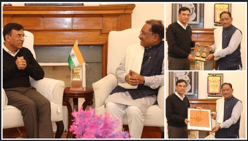 छत्तीसगढ़ बनेगा आदिवासी खेल प्रतिभाओं का राष्ट्रीय केंद्र: खेलो इंडिया ट्राइबल गेम्स–2026 को लेकर मुख्यमंत्री साय और केंद्रीय मंत्री मांडविया में विस्तृत चर्चा