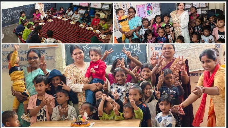 जन्मदिन बना समाज सेवा का माध्यम : मुख्यमंत्री की मंशा अनुरूप ‘आओं बांटें खुशियां’ के तहत आंगनबाड़ी बच्चों के साथ जन्मदिन मनाया, वर्षा सिंह बनीं मिसाल