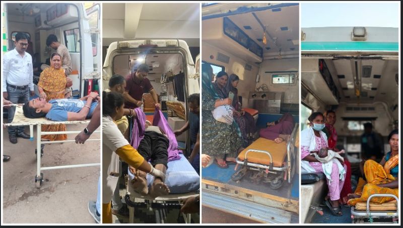 जशपुर में डायल 108 संजीवनी एक्सप्रेस का बड़ा योगदान, वर्ष 2025 में 10,114 मरीजों को मिली त्वरित आपातकालीन स्वास्थ्य सेवा