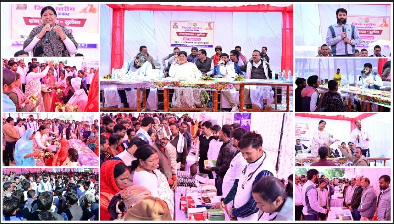 जनकल्याण का प्रभावी मॉडल : मुख्यमंत्री विष्णुदेव साय के नेतृत्व में सुलेसा में सुशासन शिविर, महिलाओं, किसानों व दिव्यांगों को मिला योजनाओं का सीधा लाभ