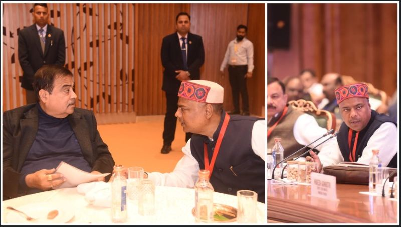 नई दिल्ली में नितिन गडकरी की अध्यक्षता में परिवहन मंत्रियों की बैठक—छत्तीसगढ़ के कार्यों व उपलब्धियों से केंद्रीय मंत्री को अवगत कराया केदार कश्यप ने