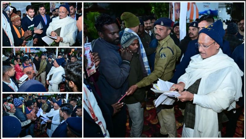 बगिया जनदर्शन में मुख्यमंत्री विष्णु देव साय ने दिखाया संवेदनशील नेतृत्व, अधिकारियों को प्राथमिकता से निराकरण के निर्देश