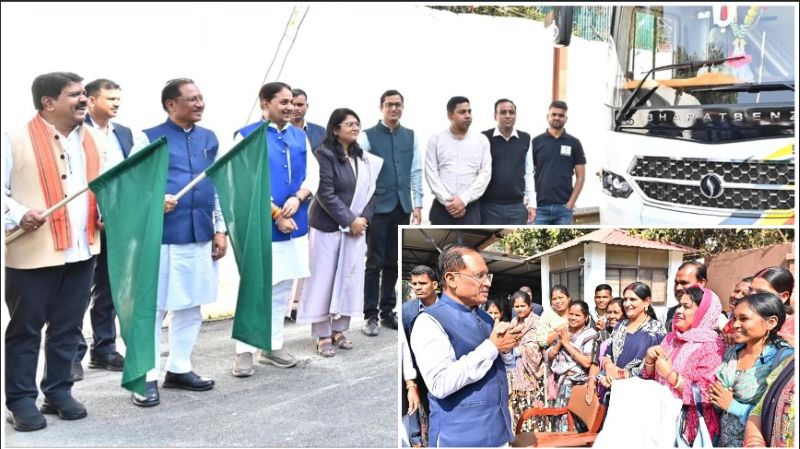 राष्ट्रीय ग्राम स्वराज अभियान के तहत बस्तर संभाग के पंचायत प्रतिनिधि महाराष्ट्र रवाना, मुख्यमंत्री विष्णुदेव साय ने हरी झंडी दिखाकर किया दल को प्रस्थान