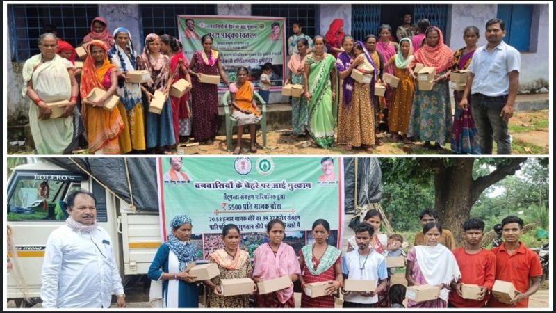 वनांचल में खुशियों की वापसी, मुख्यमंत्री विष्णुदेव साय के नेतृत्व में चरणपादुका योजना पुनः प्रारंभ, महिला संग्राहकों को मिला सम्मान और सुरक्षा