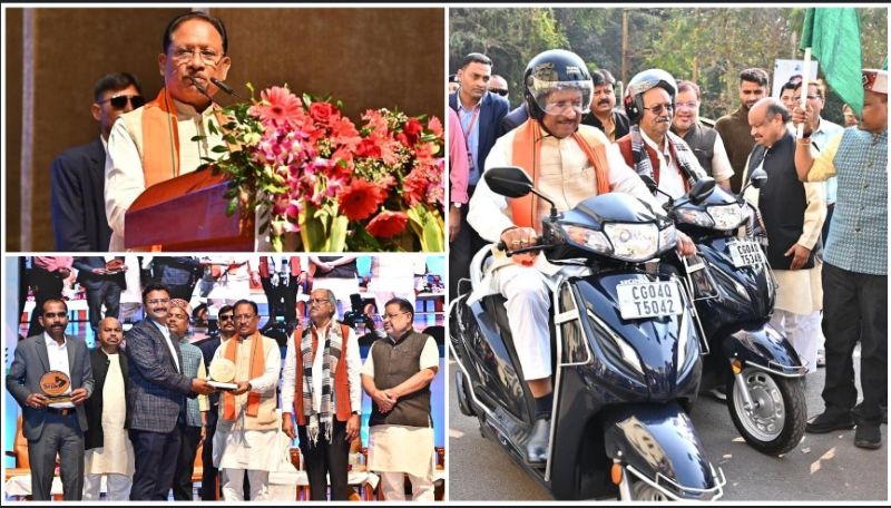 मुख्यमंत्री विष्णुदेव साय ने राष्ट्रीय सड़क सुरक्षा माह-2026 के तहत 12 नवीन बसों का किया शुभारंभ और पंडरी में आधुनिक लाइसेंस सेंटर का भूमिपूजन, सड़क सुरक्षा को जनआंदोलन बनाने का किया आह्वान