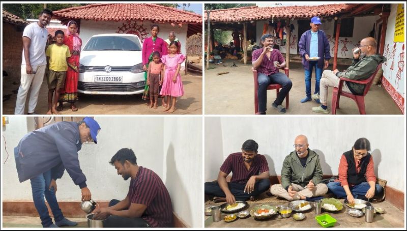 स्लो ट्रैवल और आत्मिक शांति की तलाश जशपुर तक लाई यात्री को: होमस्टेज़ ऑफ इंडिया के सामुदायिक होमस्टे में तमिलनाडु से आए पहले अतिथि का आत्मीय स्वागत