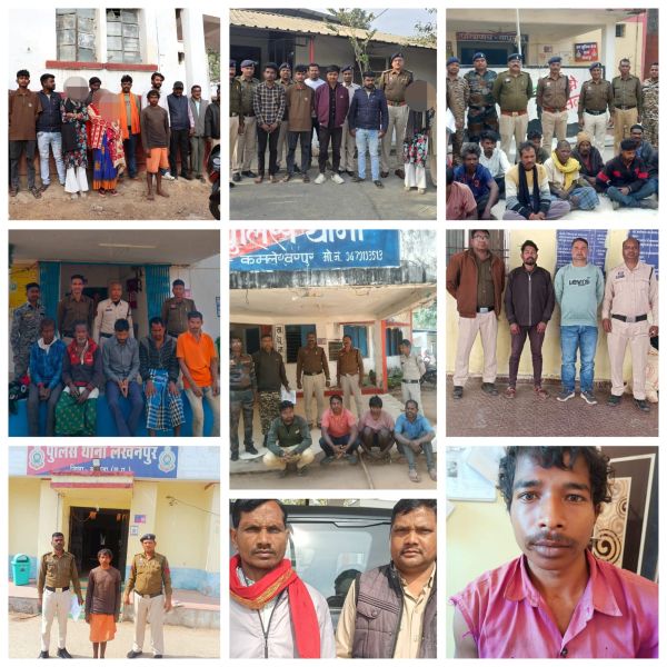 18 वर्ष पुराने मानव तस्करी मामले सहित कई गंभीर अपराधों में फरार आरोपी धराए: पुलिस की ताबड़तोड़ कार्रवाई, विभिन्न थानों की संयुक्त टीमों ने 71 वारंटियों को न्यायालय में पेश कर पहुंचाया जेल