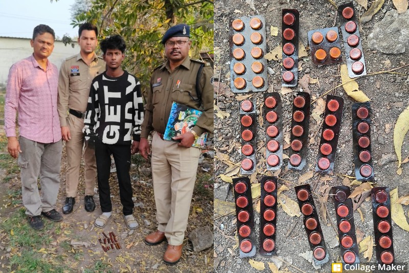 नशे के कारोबार पर पुलिस का वार : खमतराई पुलिस की कार्रवाई, Nitrosun-10 बेचने की फिराक में आरोपी धराया, 74 प्रतिबंधित टैबलेट के साथ युवक गिरफ्तार.