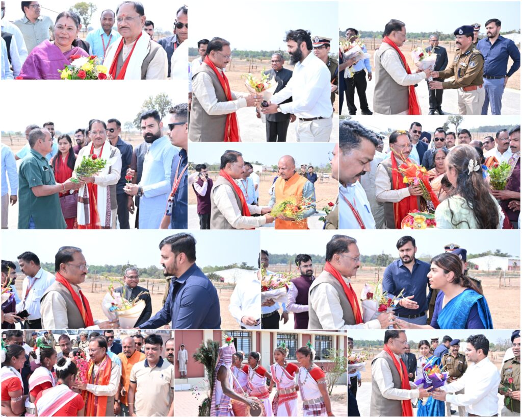 62वें जन्मदिन पर गृहग्राम बगिया पहुंचे मुख्यमंत्री विष्णु देव साय : करमा नृत्य, पारंपरिक तिलक और भव्य स्वागत से गूंजा पूरा इलाका