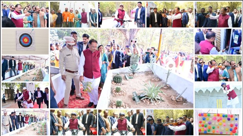पर्यावरण संरक्षण के साथ पर्यटन विकास का मॉडल बना मयाली नेचर कैंप—मुख्यमंत्री विष्णुदेव साय ने एटीवी बाइक, आर्चरी, माउंटेन साइक्लिंग व वॉल क्लाइंबिंग की शुरुआत कर छत्तीसगढ़ को एडवेंचर टूरिज्म के नए मानचित्र पर किया स्थापित