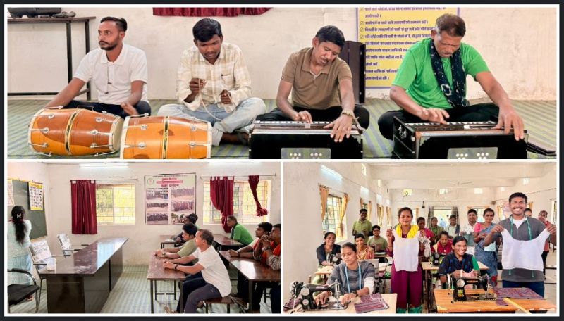 विशेष लेख : जिन हाथों ने कभी बंदूक थामकर हिंसा को अंजाम दिया, वही प्रशिक्षण लेकर सीख रहे हुनर