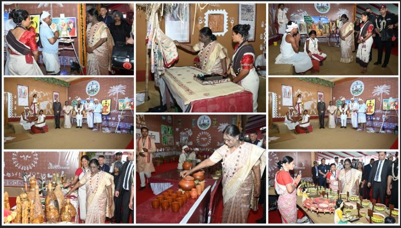 ढोकरा से लेकर बांस-लौह शिल्प तक… बस्तर पंडुम में आदिवासी विरासत की जीवंत झलक, राष्ट्रपति मुर्मु ने की खुलकर सराहना