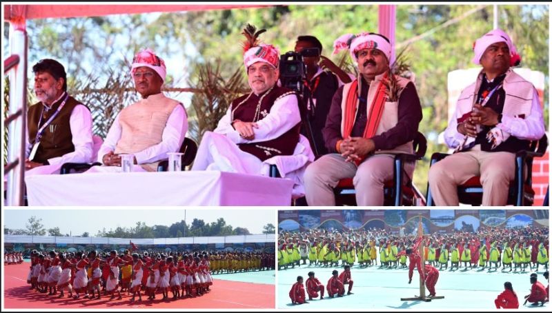बस्तर पण्डुम समापन में बच्चों की संस्कृति ने जीता दिल, अमित शाह ने ताली बजाकर बढ़ाया उत्साह और दिया सम्मान