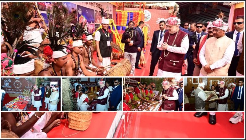 आदिवासी संस्कृति, शिल्प और परंपराओं ने मोहा मन, बस्तर पंडुम में विजेता दलों से मिलकर अमित शाह ने बढ़ाया उत्साह