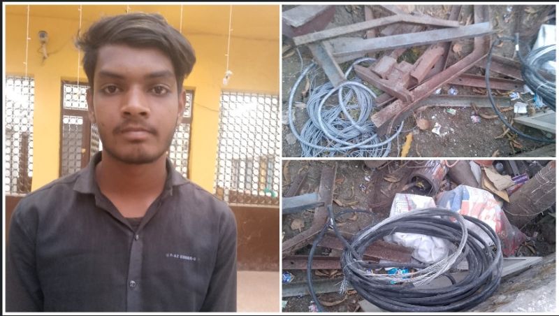 बलौदाबाजार में बड़ी कार्रवाई: अंबुजा सीमेंट संयंत्र, रवान में चोरी करने वाले दो आरोपी गिरफ्तार, लोहे के रॉड व केबल वायर सहित चोरी का सामान बरामद