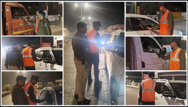 बिलासपुर पुलिस का सख्त ट्रैफिक अभियान: 450 से अधिक नशे में ड्राइविंग करने वालों पर कार्रवाई, 1300 बिना हेलमेट चालकों के कटे चालान