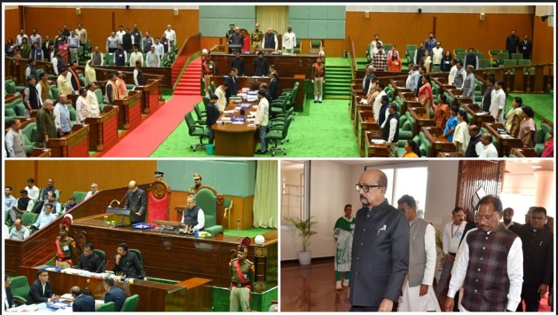 मुख्यमंत्री विष्णु देव साय, विधानसभा अध्यक्ष डॉ रमन सिंह और नेता प्रतिपक्ष डॉ चरण दास महंत की उपस्थिति में राज्यपाल रमेन डेका ने विकसित छत्तीसगढ़ 2047 का रखा रोडमैप