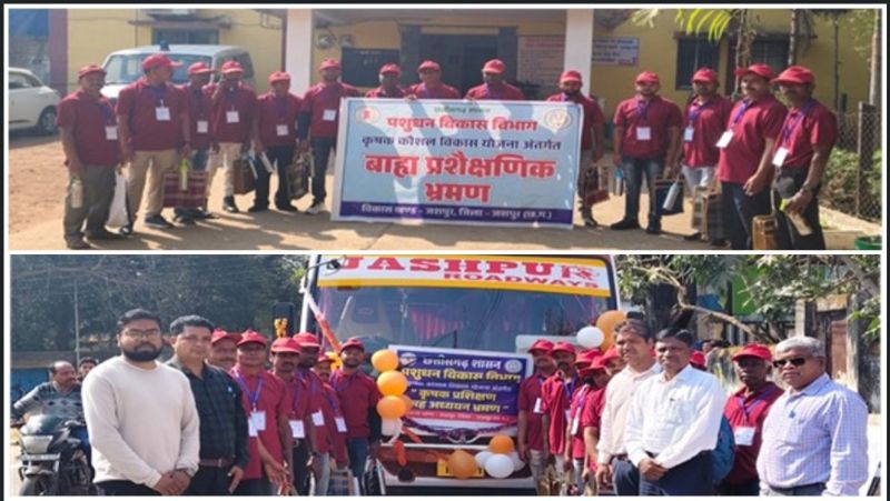 किसानों में उत्साह, व्यवसायिक पशुपालन की ओर बढ़ते कदम: रांची में अध्ययन भ्रमण के दौरान मेधा डेयरी और कृषि संस्थानों में उन्नत मिल्क प्रोसेसिंग, संतुलित आहार व रोग प्रबंधन की तकनीक सीखेंगे जशपुर के पशुपालक