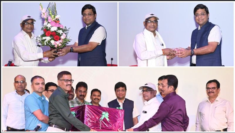 संवाद ऑडिटोरियम में सम्मान समारोह: आयुक्त डॉ. रवि मित्तल सहित विभागीय अधिकारियों ने अपर संचालक जे.एल. दरियो की कर्तव्यनिष्ठा और समर्पण को किया नमन