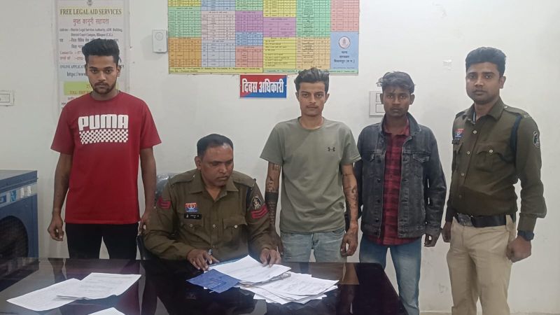 कार फूंकने की साजिश नाकाम: बिलासपुर में तारबाहर पुलिस का त्वरित एक्शन, घटना में प्रयुक्त स्कूटी जप्त, तीनों आरोपी जेल भेजे गए