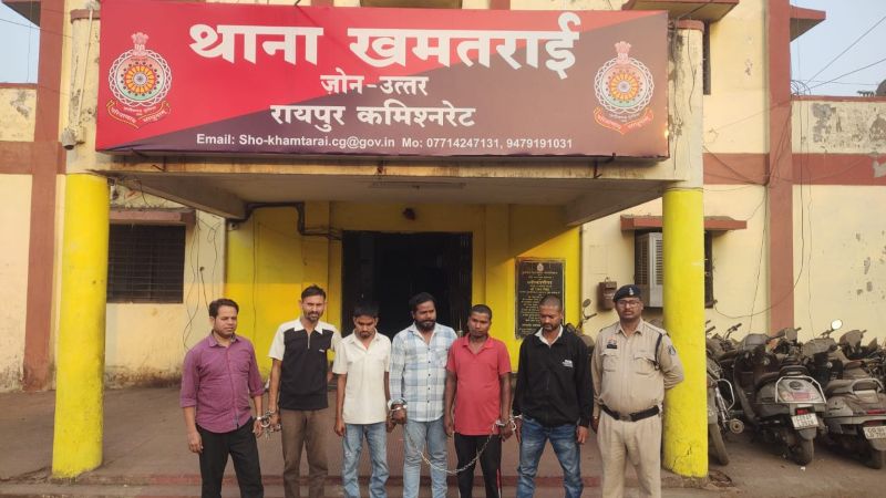 नॉर्थ जोन पुलिस की सख्ती : खमतराई में हुल्लड़बाजी पर पुलिस का शिकंजा,  शांति भंग करने वालों पर प्रतिबंधात्मक कार्रवाई, 6 आरोपी गिरफ्तार.