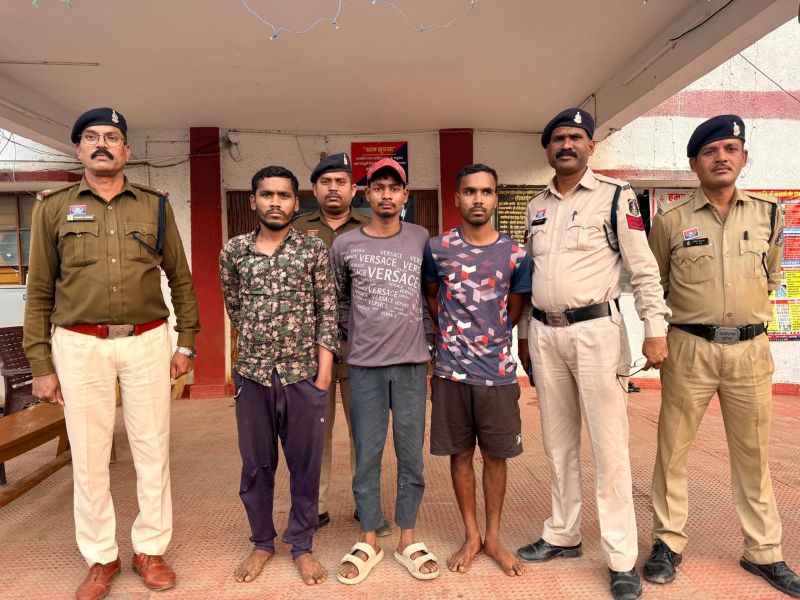 हत्या की नीयत से हमला करने वाले तीनों आरोपी सलाखों के पीछे: पुलिस की त्वरित कार्रवाई, न्यायिक रिमांड पर भेजे गए हमलावर