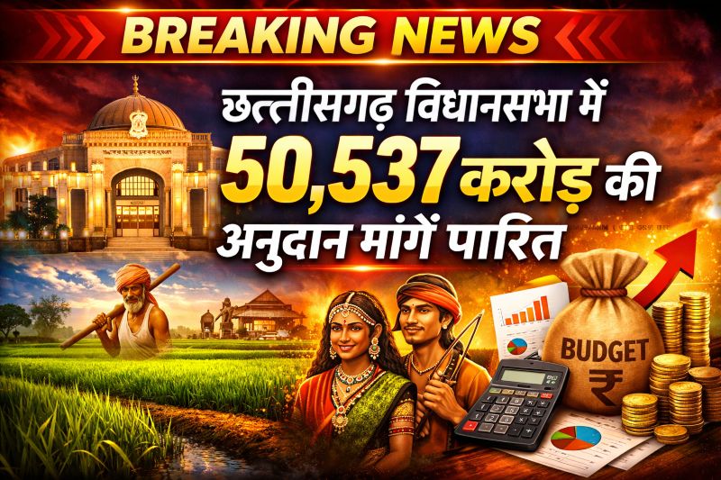 ‘संकल्प’ से विकास की सिद्धि का रास्ता: विधानसभा में 50 हजार करोड़ से अधिक के बजट को मिली मंजूरी, मंत्री रामविचार नेताम ने गिनाईं उपलब्धियां—धान 3100 रु. में खरीदी, मत्स्य बीज उत्पादन में देश में 5वां स्थान, बीजापुर में बनेगा 500 सीटों वाला प्रयास विद्यालय