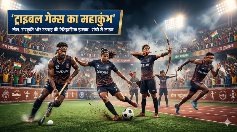 खेलो इंडिया नेशनल ट्राइबल गेम्स में देशभर के 3000 जनजातीय खिलाड़ी दिखाएंगे दमखम, रायपुर, जगदलपुर और अंबिकापुर बनेंगे खेलों के प्रमुख केंद्र