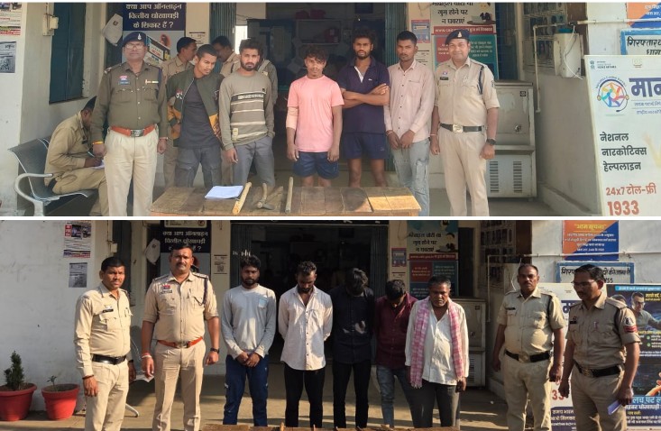 पुरानी रंजिश ने लिया खूनी रूप: दो गुटों के बीच देर रात जानलेवा हमला, लाठी-डंडों से ताबड़तोड़ मारपीट — 10 आरोपी गिरफ्तार, पुलिस की त्वरित कार्रवाई