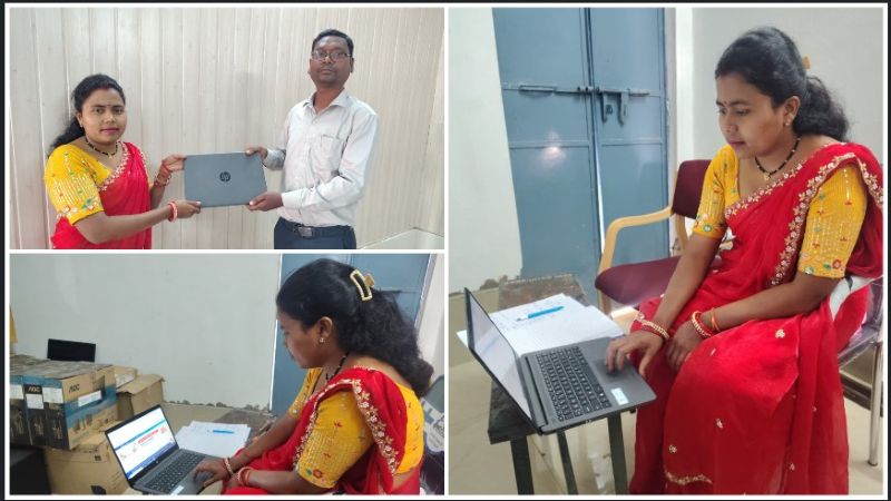 गांव की बेटी से डिजिटल सेवा केंद्र की संचालक तक का सफर: संगीता सिंह बनीं महिला सशक्तिकरण की मिसाल, आधार किट मिलने से अब ग्रामीणों को गांव में ही मिलेंगी जरूरी सेवाएं