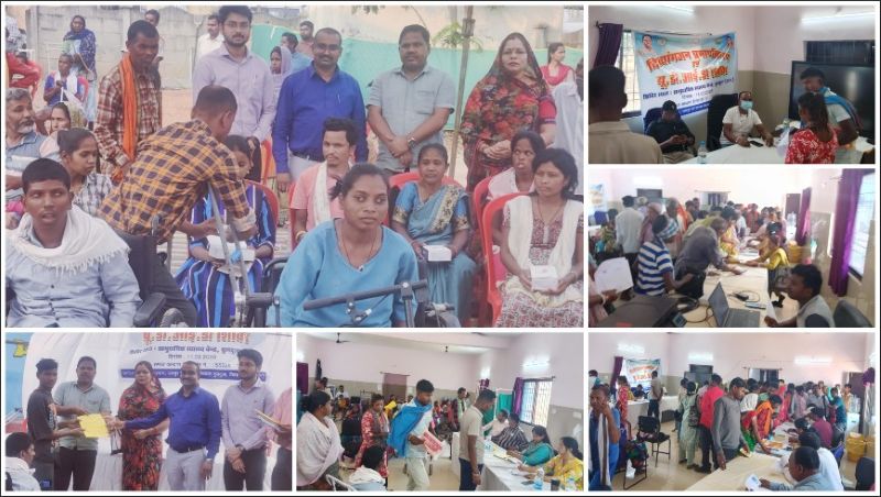 जशपुर के दुलदुला में समाज कल्याण विभाग का विशेष शिविर: दिव्यांगजनों को प्रमाण पत्र, यूडीआईडी कार्ड और सहायक उपकरण की सौगात, 130 पंजीयन और कई योजनाओं के लिए आवेदन प्राप्त