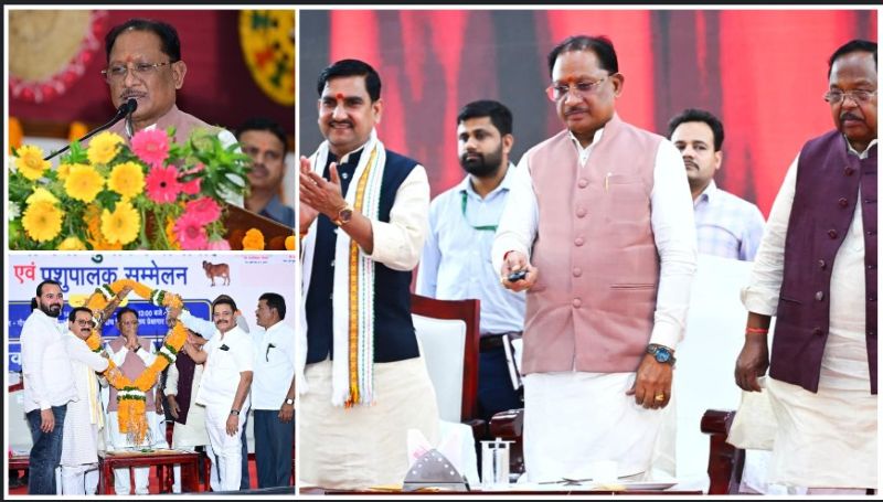 गोधन संरक्षण की दिशा में बड़ा कदम : मुख्यमंत्री विष्णु देव साय ने 11 जिलों में 29 गौधाम का किया शुभारंभ