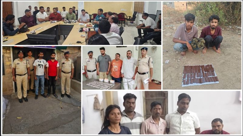 हाईटेक ड्रग्स रैकेट का पर्दाफाश: ट्रेन, मेडिकल स्टोर और अंतरराज्यीय गैंग से जुड़ा नशे का खेल बेनकाब, पुलिस की मेगा कार्रवाई में 40 लाख की जब्ती और 12 आरोपी धराए