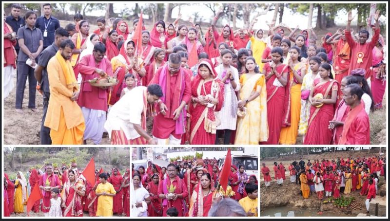 जय श्रीराम के जयघोष से गूंजा बगिया: 4 दिवसीय रामनवमी महायज्ञ की भव्य शुरुआत, परंपरा और आस्था के संगम में शामिल हुए हजारों श्रद्धालु