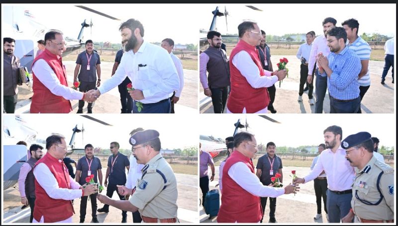 बगिया में मुख्यमंत्री साय का भव्य स्वागत: आमजन और प्रशासनिक अधिकारियों ने किया गर्मजोशी से अभिनंदन, क्षेत्र में दिखा उत्साह का माहौल