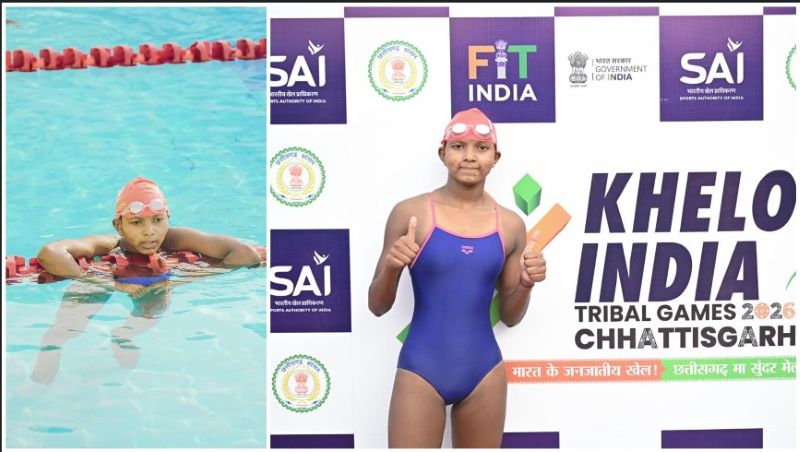 संघर्ष से स्वर्ण तक अंजलि की उड़ान: साधारण परिवार की बेटी बनी राष्ट्रीय मंच की चमक, 200 मीटर फ्रीस्टाइल में रचा इतिहास