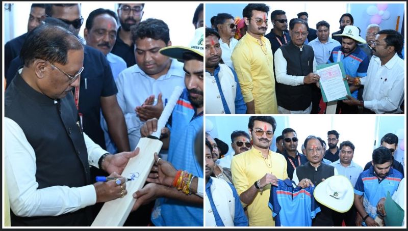 मुख्यमंत्री ने सरगुजा ओलंपिक विजेता बास्केटबॉल टीम को दी बधाई और जशपुर में क्रिकेट एकेडमी का उद्घाटन किया ; खिलाड़ियों को हार्दिक शुभकामनाएं, खेलों के प्रति युवाओं में उत्साह और आत्मविश्वास बढ़ाने का संदेश