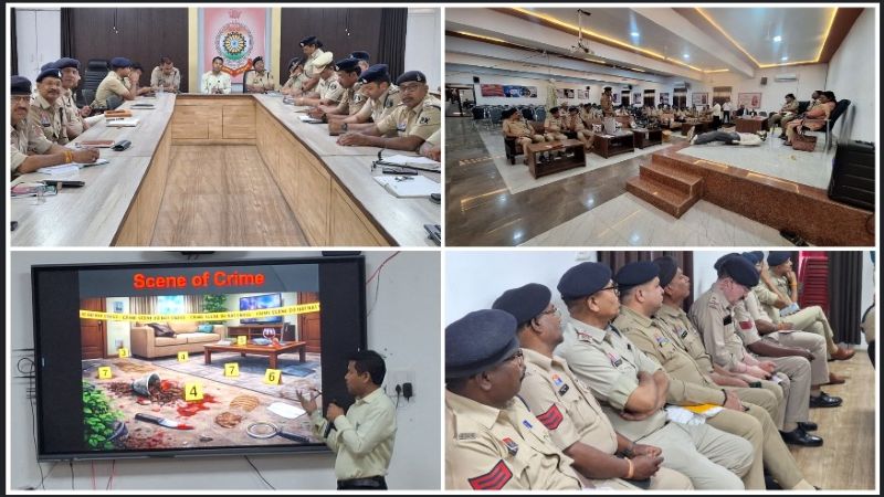 रजनेश सिंह के नेतृत्व में बिलासपुर पुलिस की बड़ी पहल: 75 अधिकारियों को फॉरेंसिक जांच, साक्ष्य संरक्षण और क्राइम सीन मैनेजमेंट की दी गई गहन ट्रेनिंग, अब जांच होगी और अधिक मजबूत