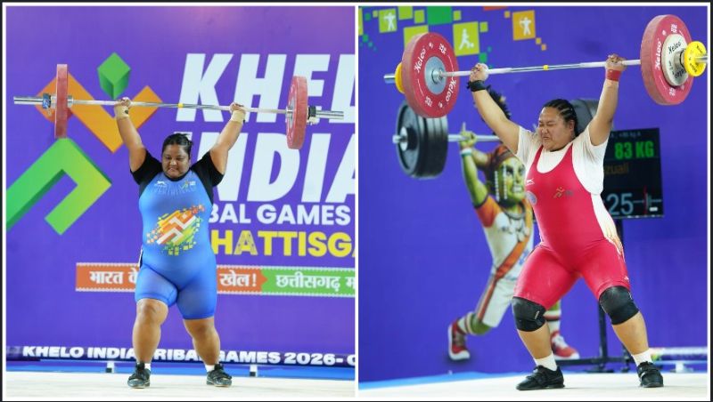 रायपुर में रोमांचक मुकाबला: वेटलिफ्टिंग में ज़ोसांगज़ुआली को स्वर्ण, असम की पिंकी बोरो रजत और एमपी की गुंजन उइके को कांस्य